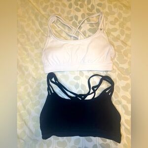 Athleta White and Black Sports Bras